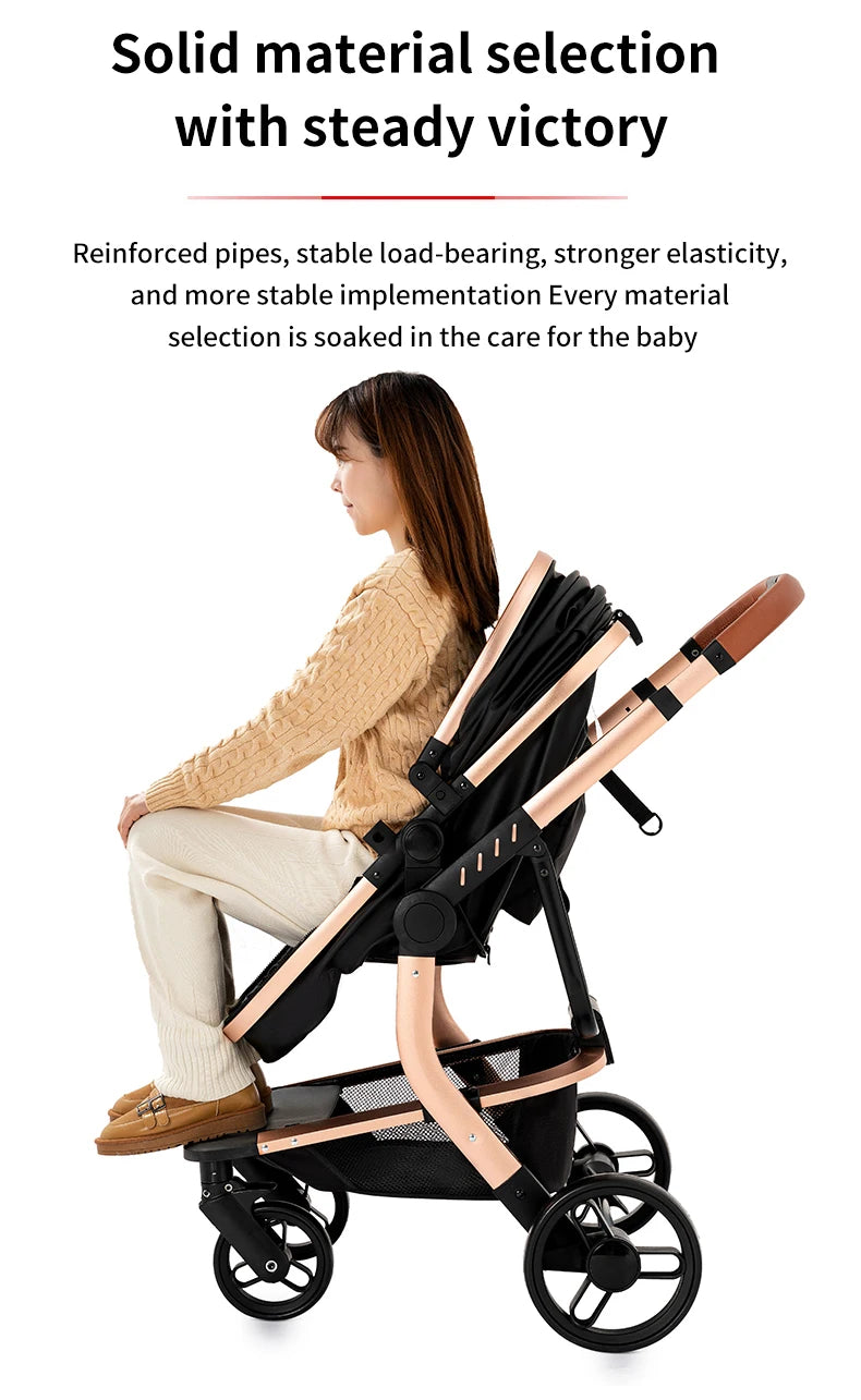 Poussette multifonctionnelle 3 en 1 imperméable