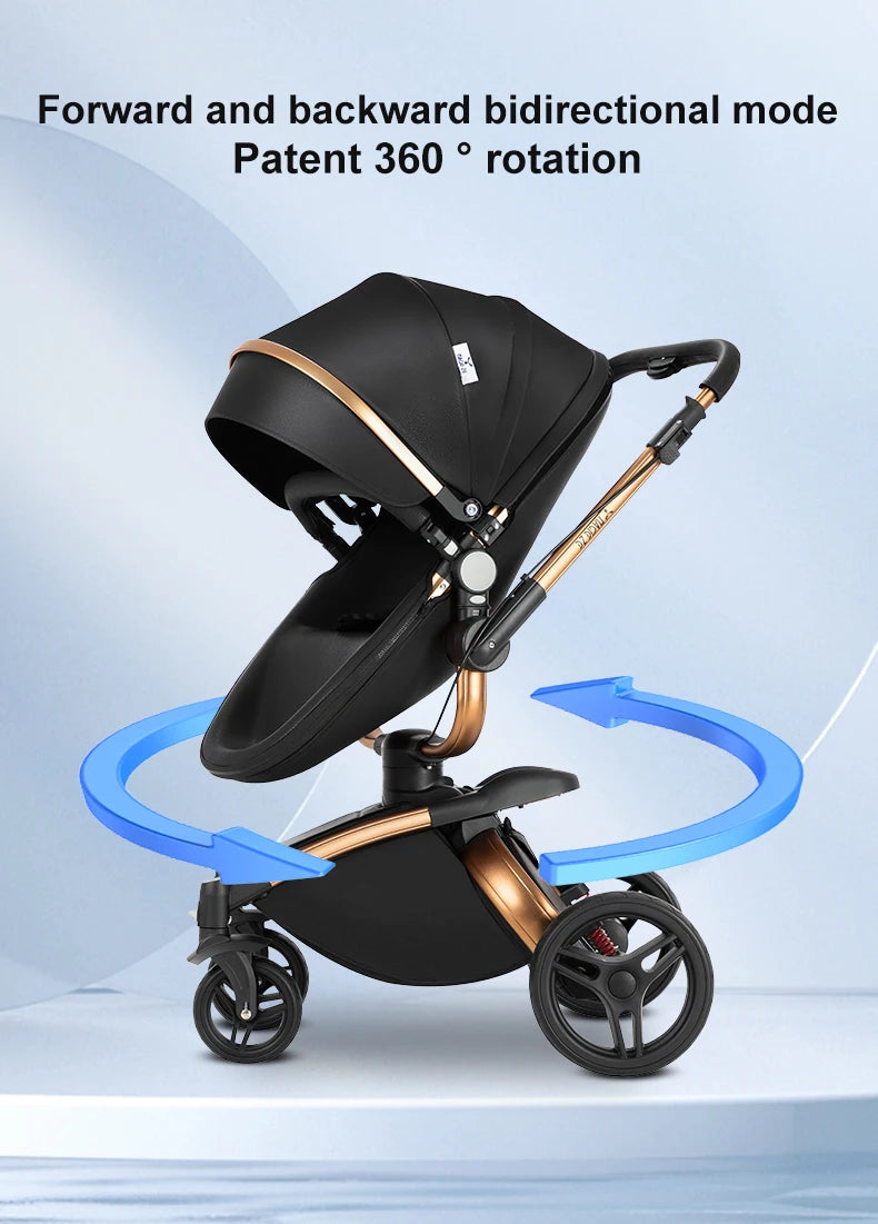 Poussette multifonctionnelle 3 en 1 imperméable