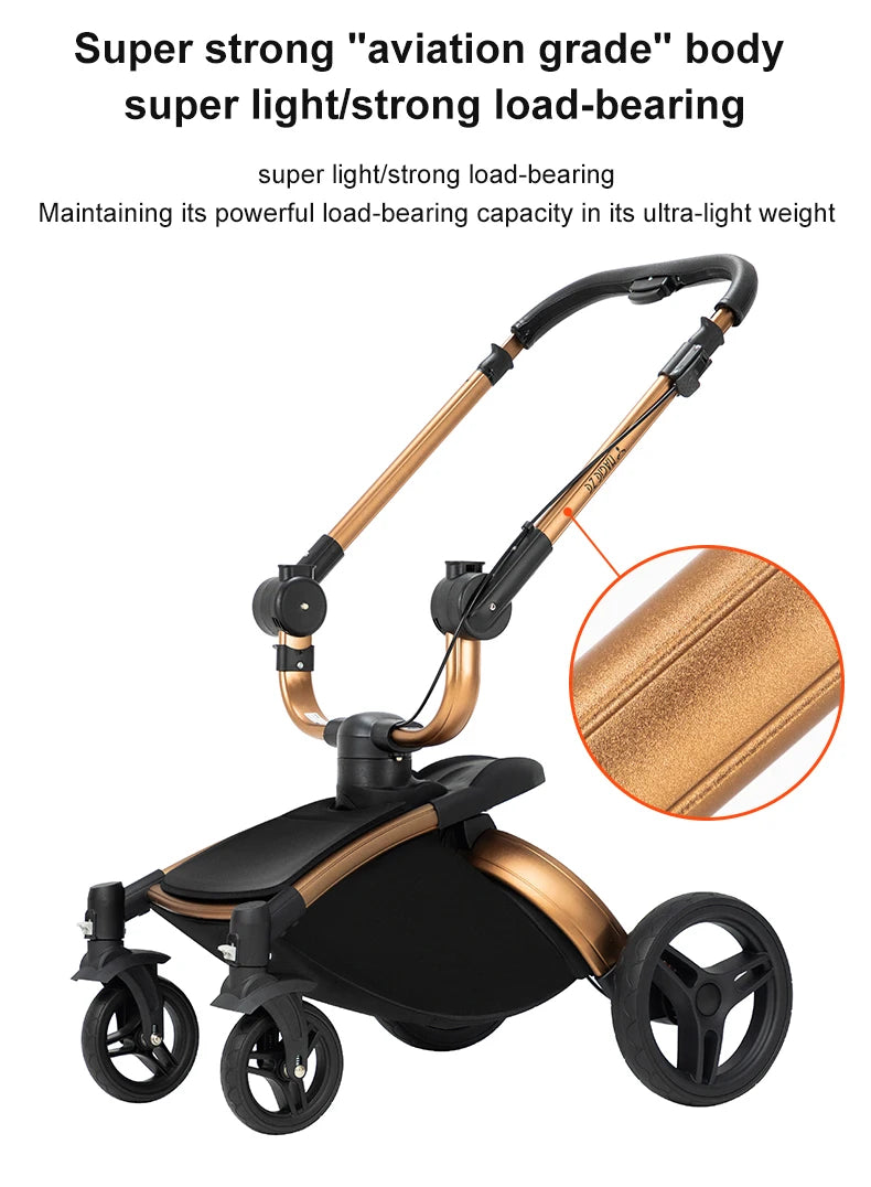 Poussette multifonctionnelle 3 en 1 imperméable