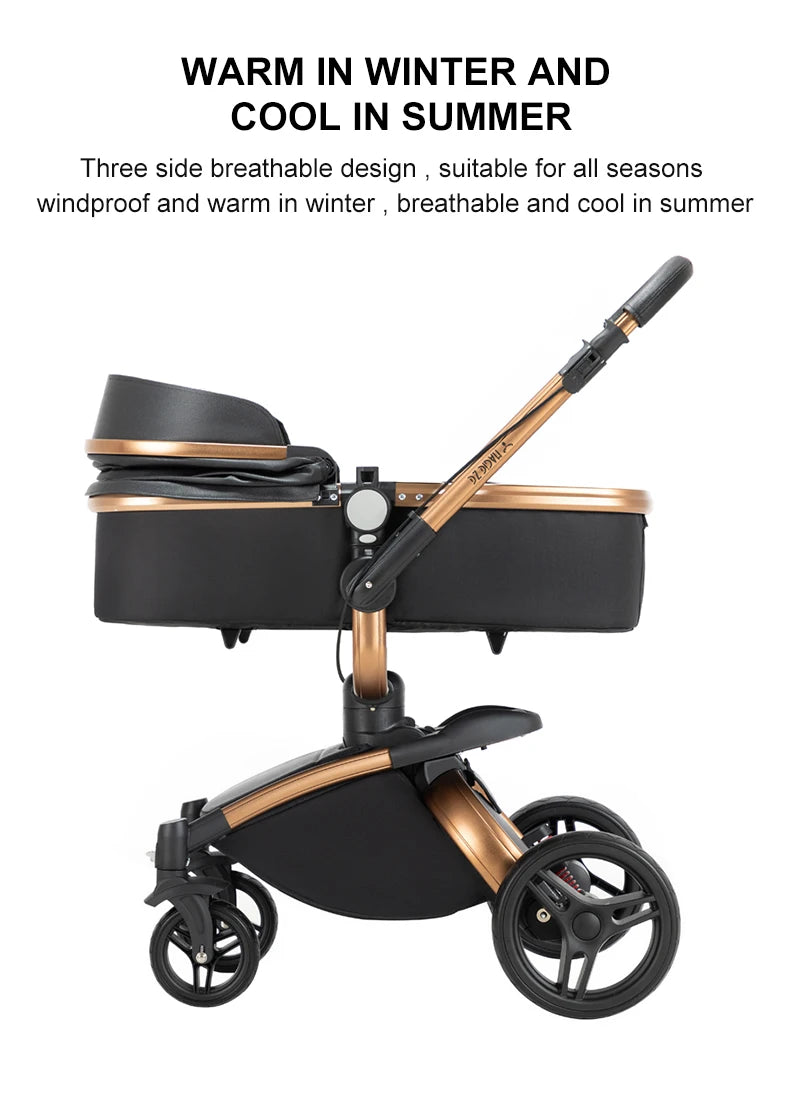 Poussette multifonctionnelle 3 en 1 imperméable