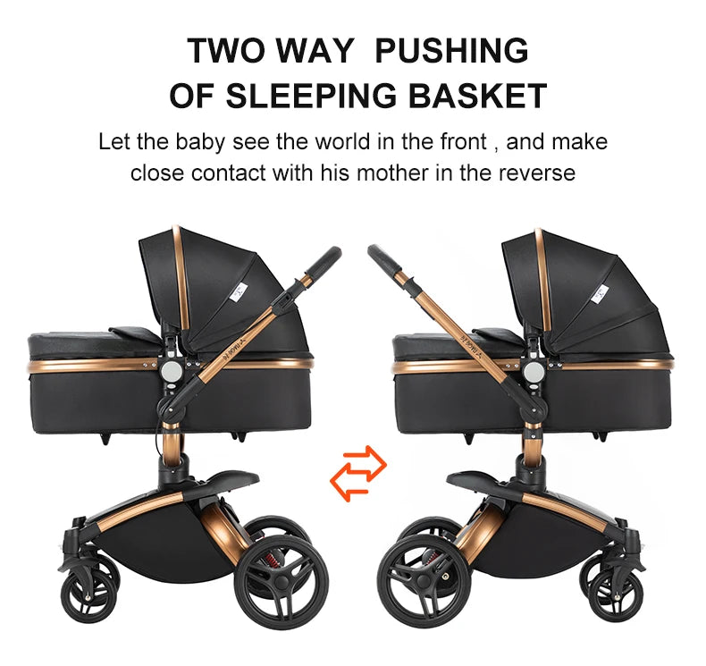 Poussette multifonctionnelle 3 en 1 imperméable