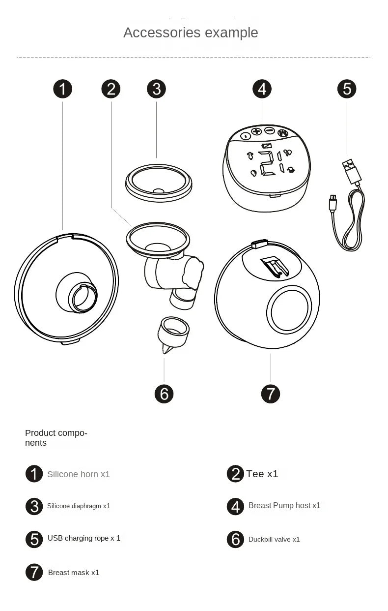 Tire lait portable