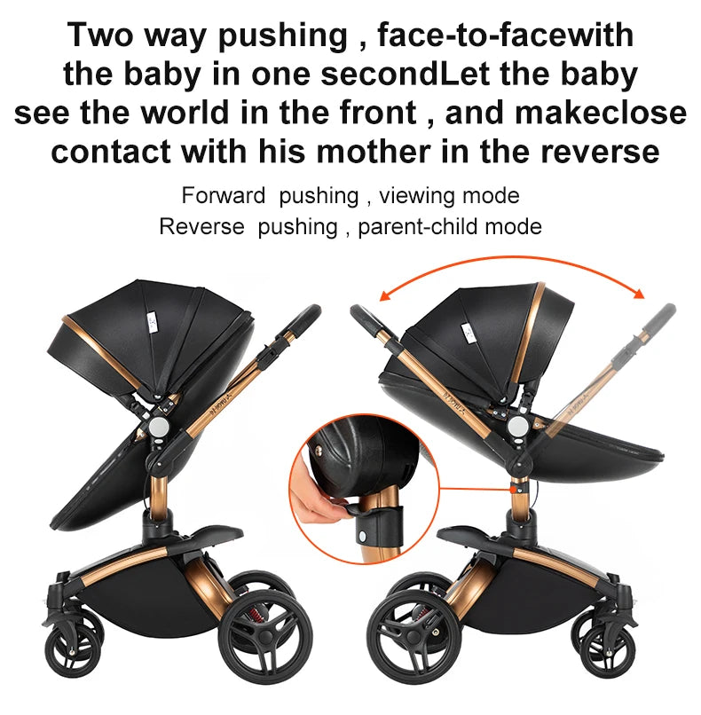 Poussette multifonctionnelle 3 en 1 imperméable