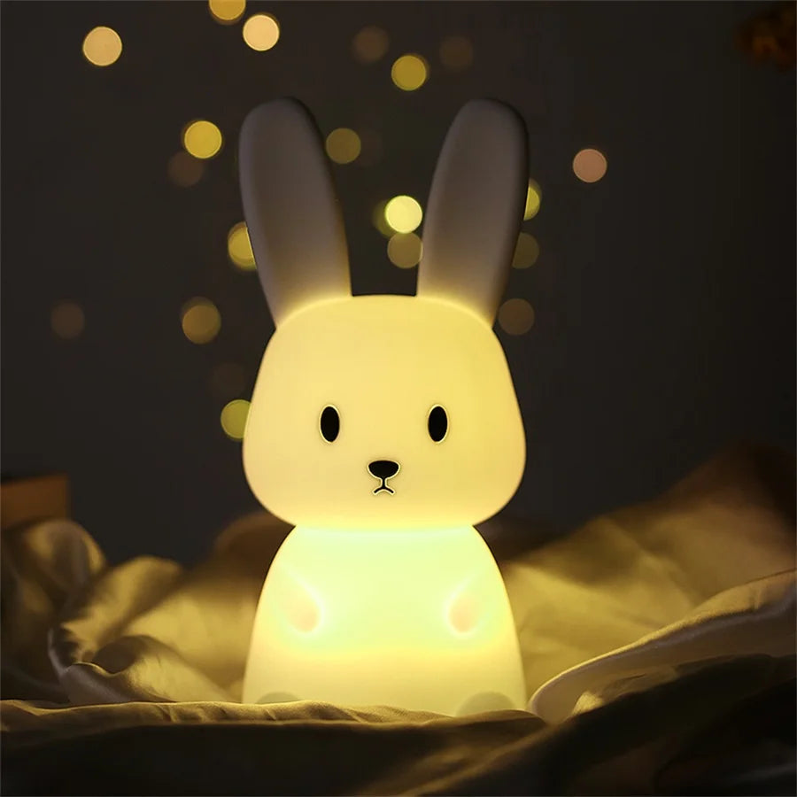 Veilleuse Lapin LED Rechargeable | Un sommeil paisible pour votre enfant