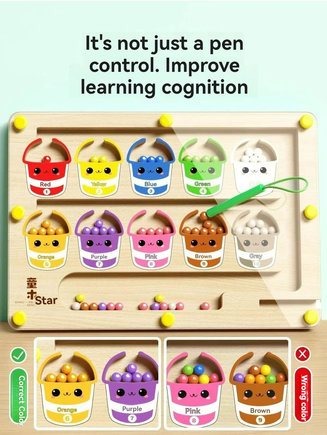 Jeu Magnétique Montessori - Apprendre en s'amusant