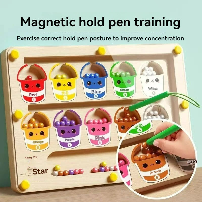Jeu Magnétique Montessori - Apprendre en s'amusant