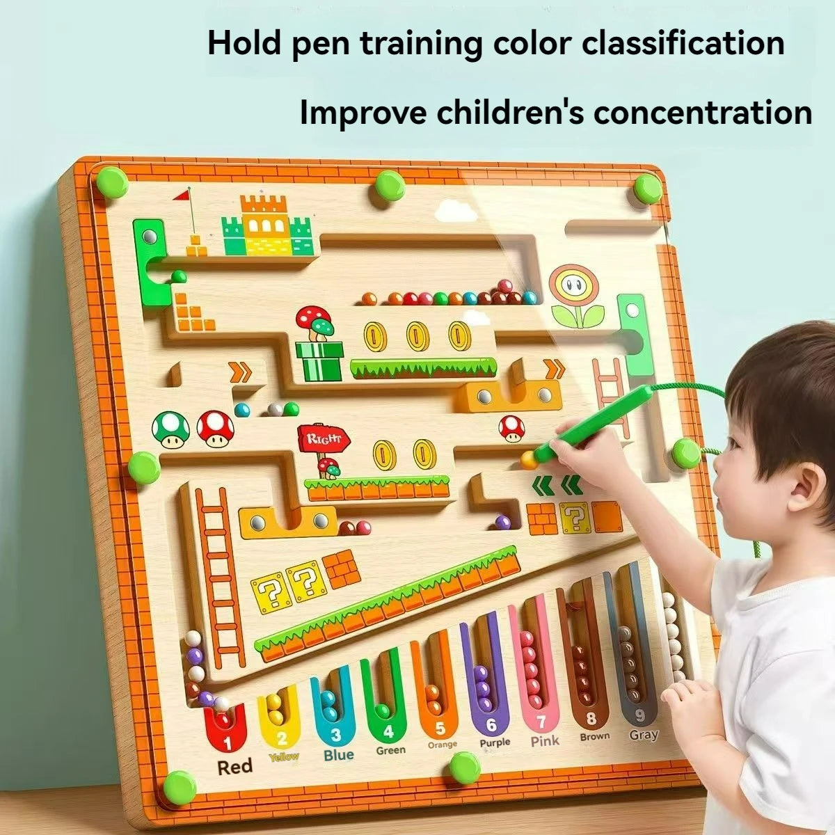 Jeu Magnétique Montessori - Apprendre en s'amusant