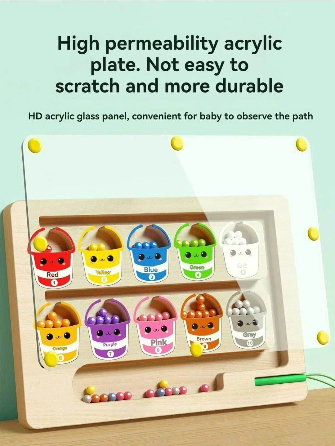 Jeu Magnétique Montessori - Apprendre en s'amusant