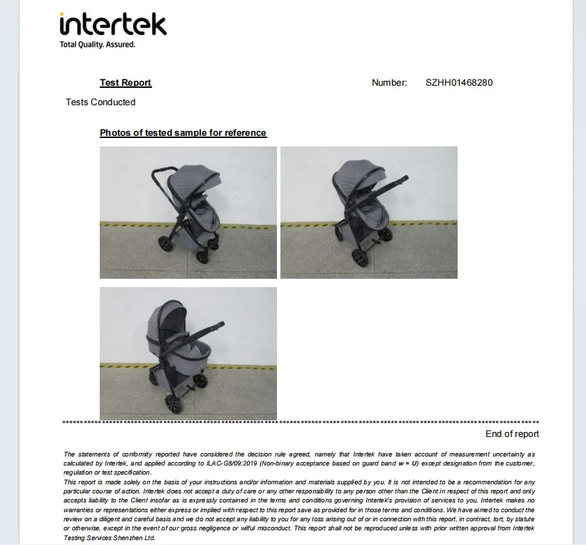 Poussette multifonctionnelle 3 en 1 imperméable