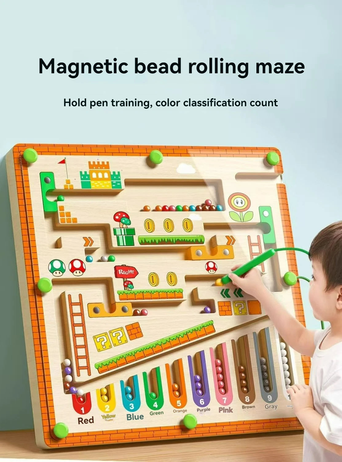 Jeu Magnétique Montessori - Apprendre en s'amusant