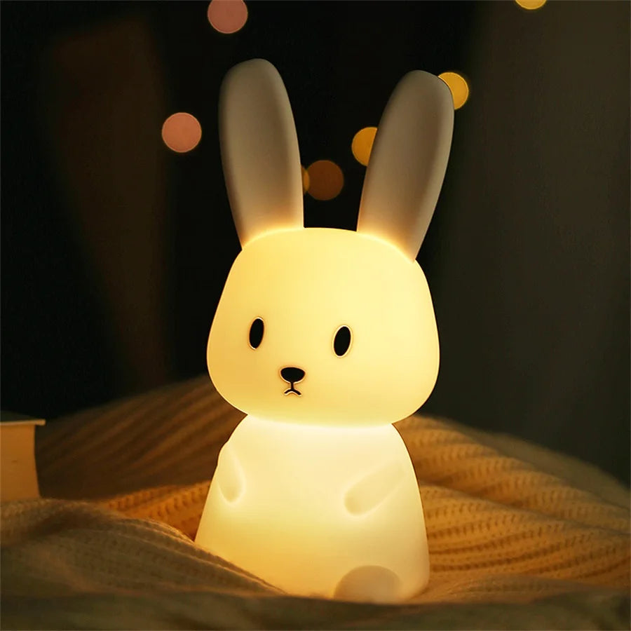 Veilleuse Lapin LED Rechargeable | Un sommeil paisible pour votre enfant