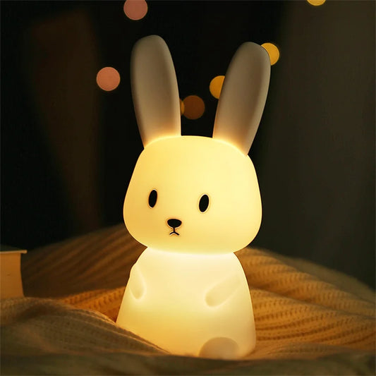 Veilleuse Lapin LED Rechargeable | Un sommeil paisible pour votre enfant